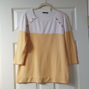 Pink Clover Luna Button Detail Top - Medium